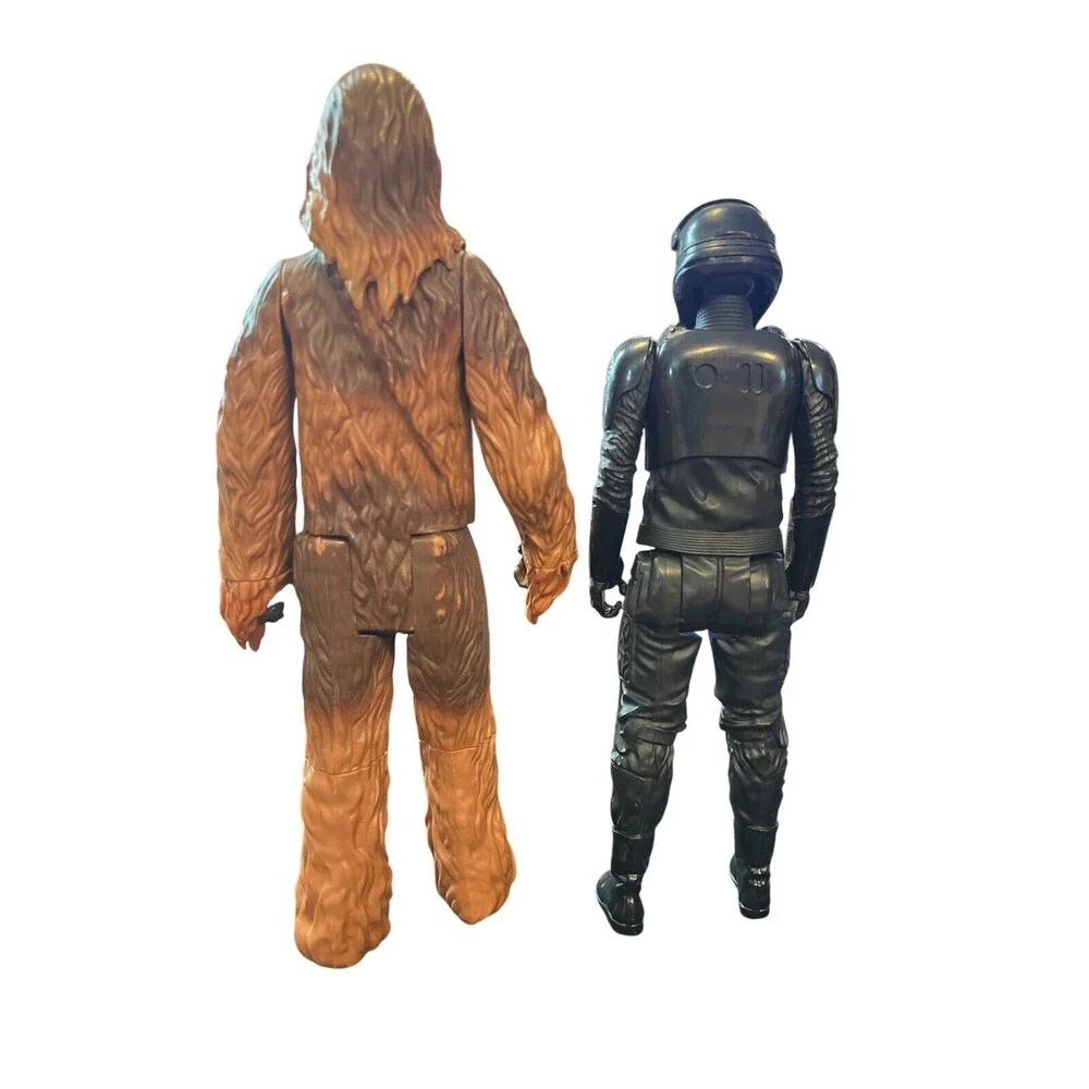2 Star Wars Chewbacca & Tie Fighter‎ Pilot Action Figures The Force Awakens Lot